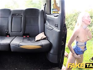 faux cab Golden douche for super-hot chick followed anal fuckfest